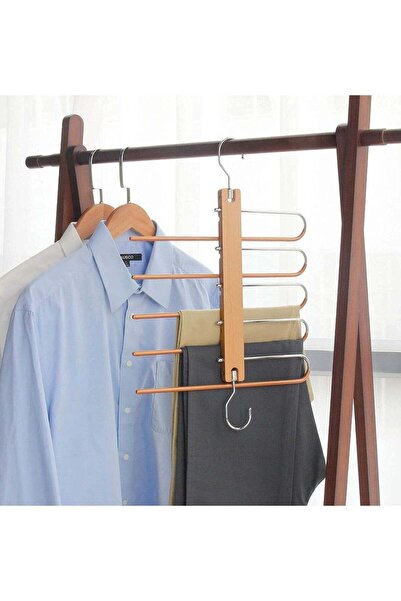 Generic MahMir Magic Pants Hangers,Space Saving Closet Hangers 5 Layers Multi...