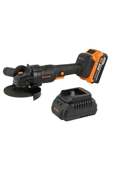 Stromo Polizor Unghiular cu Acumulator Stromo AGA216, 20V, 4Ah, 7450 RPM, Făr...