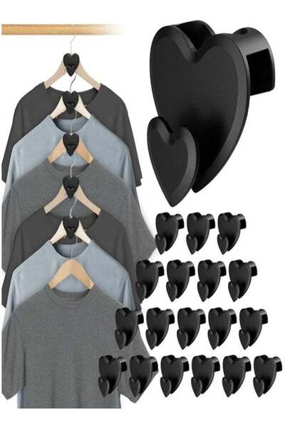 Generic Space Saving Clothes Hanger Connector Hooks, Heavy Duty Hangers Space...
