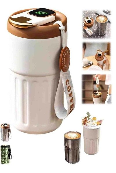 Generic Smart Temperature-Controlled Coffee Mug - Real-Time Display, Food-Gra...