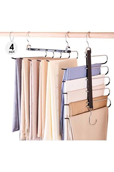 Generic HOUSE DAY Pants Hangers Space Saving, Wood Jean Hangers for Closet, N...