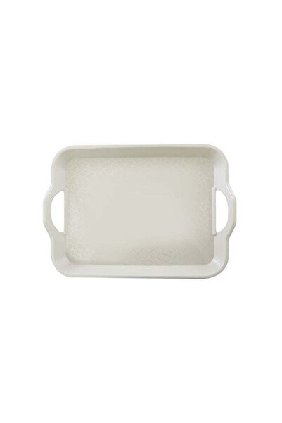 Generic Royalford 17.5 Inch Melamine Serving Tray | Comfortable Handle | Idea...