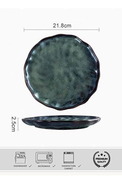 Generic Japanese Style Ceramic Dinner Plate, Premium Porcelain Plate 9 inch, ...