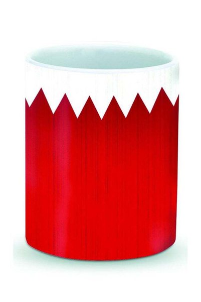 Generic Premium Flag Of Bahrain Designer Mug White/Red