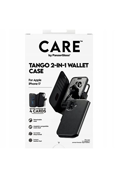 CARE by PanzerGlass® Husă CARE de la PanzerGlass Feature Tango 2 în 1 Portofe...