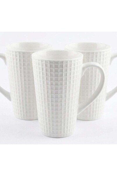 Generic Akdc Ceramic 3Pcs White Mug 450Ml