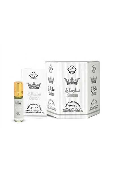 Tayyib Sultan Free From Alcohol, Concentrated Perfume Oi, Unisex Adult - 6 x 6ml