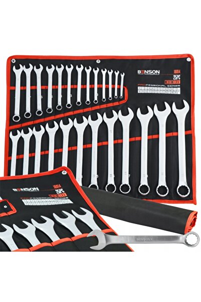 Benson SET COMPLET DE CHEI DESCHISE 6-32MM 25 BUC. MATA NEGRU