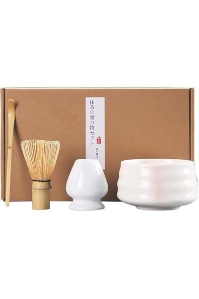 Generic Matcha Whisk Set, 4pcs Japanese Tea Set,Matcha Whisk,Traditional Scoo...