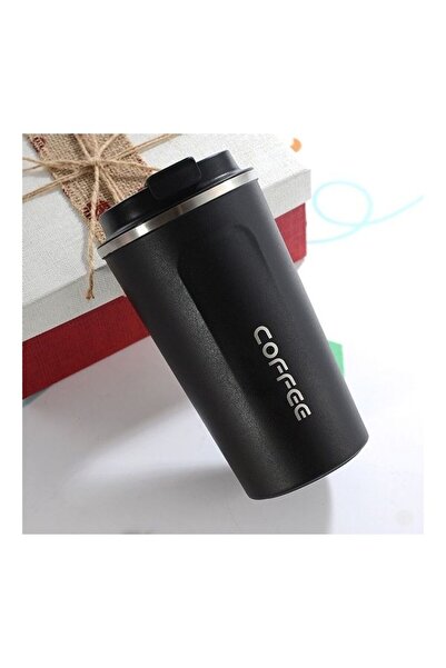 Generic Double Stainless Steel Coffee Mug Black
