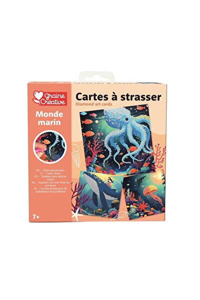 Graine Creative Ζωγραφική με Διαμάντια - Διακόσμηση με στρας Θαλάσσιος Κόσμος...