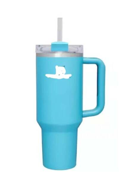 Generic 40oz Tumbler with Handle Insulated Stainless Steel Travel Coffee Mug ...