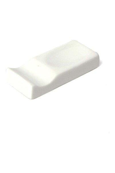 Generic Porcelain Serving Plate White 3.5x8.5cm
