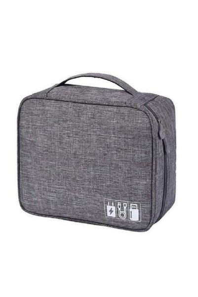 Generic Multifunction Waterproof Storage Bag Grey 24x10x18cm
