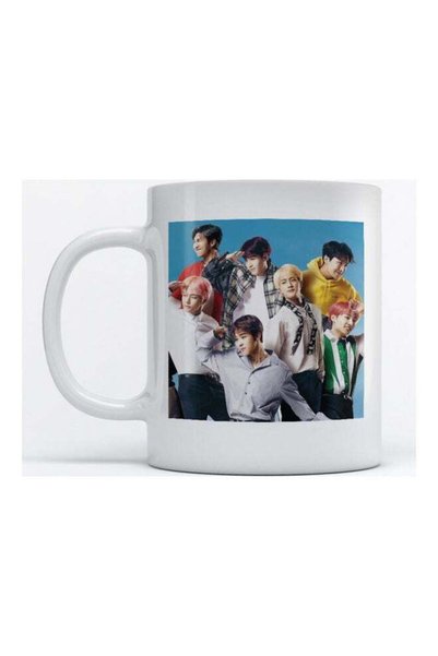 Generic Mug BTS Squad for Coffee and Tea White 350ml
