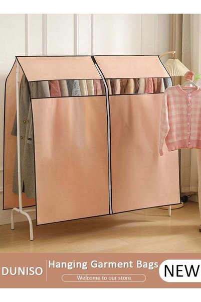 Generic Extra Large Hanging Garment Bags, Clothes Bags with Smooth Zipper for...