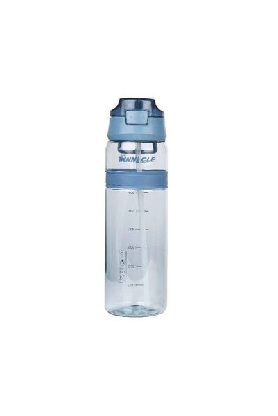 Generic Pinnacle Quench Hydration Bottle (700ML,Blue) |Motivational Water Bot...