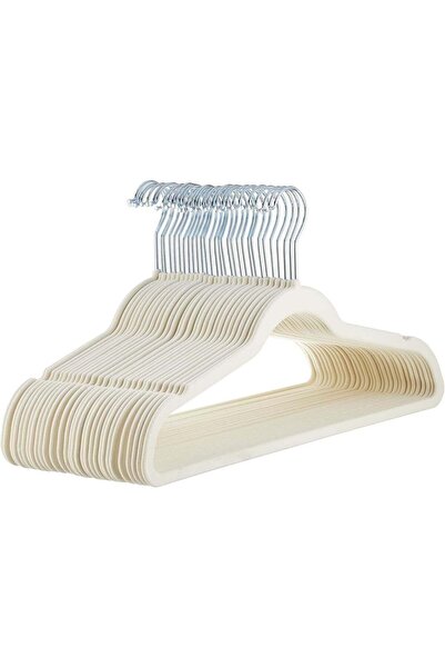 Generic FALAHOM 50 PCS Velvet Baby Clothes Hangers, 11inch Non Slip Toddler H...
