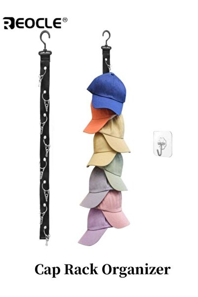 Generic Baseball Cap Rack Organizer Holds 8 Caps Multi Position Adjustable Fi...