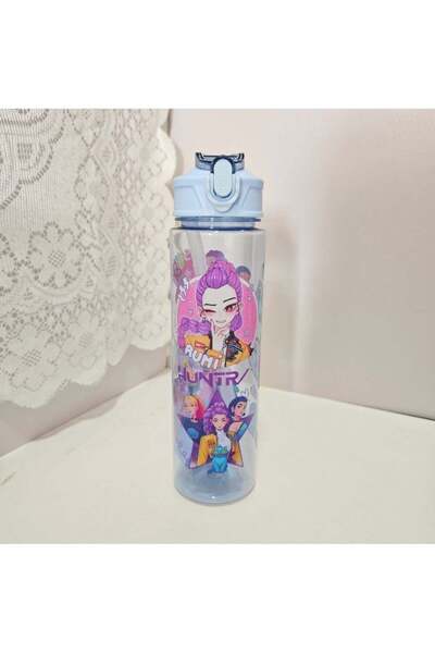 Generic Demon Hunters Style 27oz/800ml Blue Water Bottle, Cute Kawaii Cartoon...