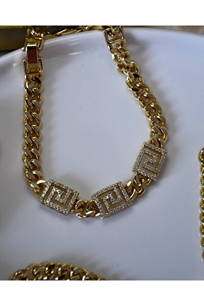 XUPING JEWELRY Aurelia Geometrik Kolye Bileklik Set