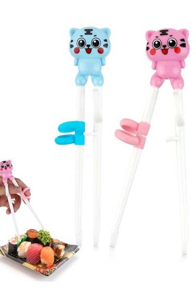 Generic 2 Pairs Kids Chopsticks, Training Chopsticks for Kids, Cute Animal Ca...