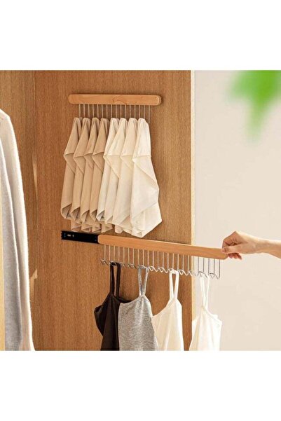Generic Pull Out Bra Hanger, for Closet, Sliding Hooks Rack, for Belt Ties Ta...