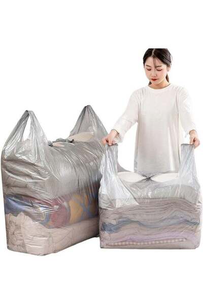 Generic 10 Pcs Plastic Storage Bags,Extra large Capacity Packing Bag,Large Th...