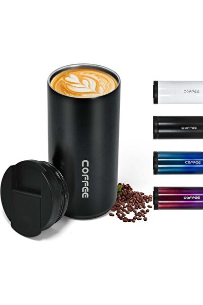 Generic 500ml Insulated Stainless Steel Travel Mug - Thermal Coffee Cup with ...