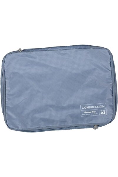 Generic DAISO Compression Bag - Space-Saving Storage - Gray - 25 x 35 x 10.5 cm