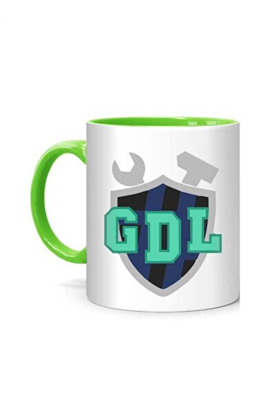 Generic Fame Dev League Printed Mug White/Green