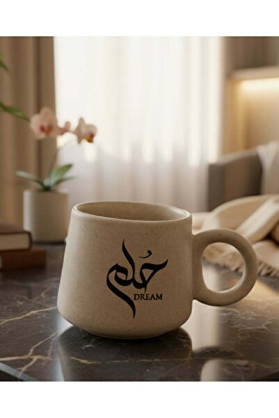 Generic Tohfa Luxe Dream Calligraphic Grace Mug – Handcrafted Ceramic Mug wit...