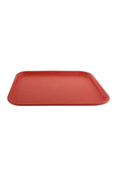 Generic Plastic Serving Tray Red 18x14inch