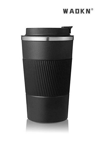 Generic 380ml Double Stainless Steel 304 Coffee Thermos Mug with Non-slip Cas...