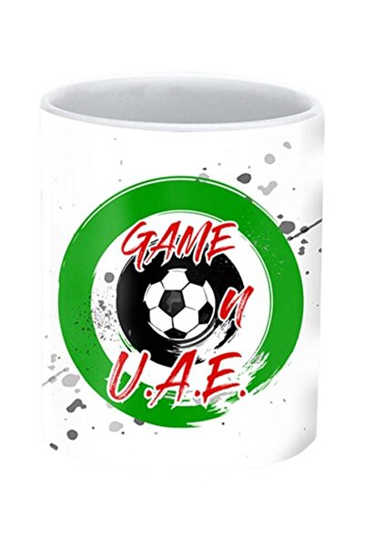 Generic UAE Printed Ceramic Mug White/Green/Black