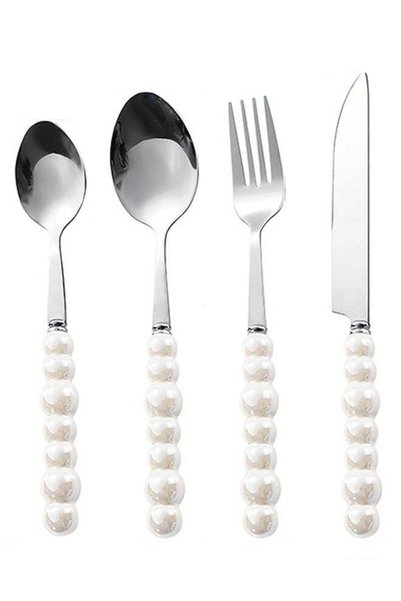 Generic 4-Piece Flatware Cutlery Set Spoons Forks Knives Utensils Tableware S...