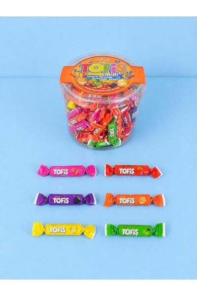 Tofiş Mini Meyve Aromalı Yumuşak Şeker 100 Adet (480g)
