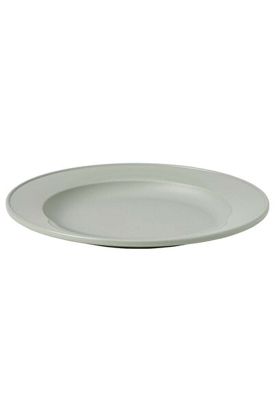 Generic Side Plate, Plastic/Green-Grey, 21 cm
