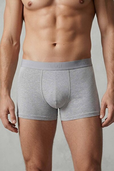 Mineral 51 Erkek Gri Boxer Külot
