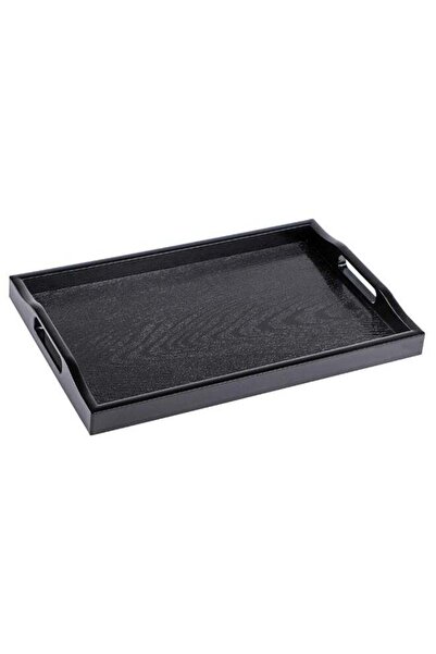 Generic Large Serving Tray, Plastic Ottoman Tray with Cutout Handles, Rectang...