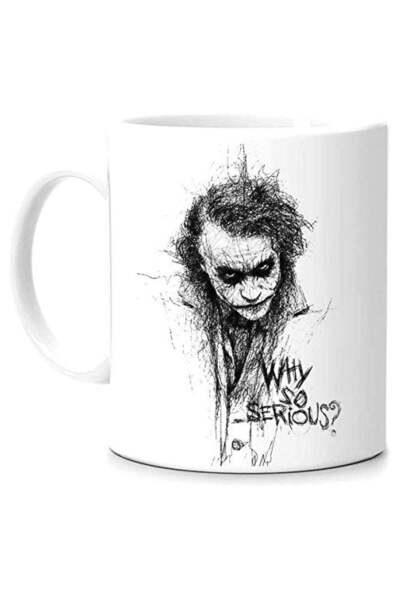Generic Joker Why so serious pencil sketch Mug