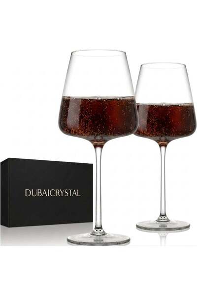 Generic Wine Glasses,White Red Wine Glasses Set of 2,Lead-Free Premium Crysta...
