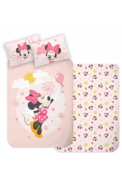BrandMac Lenjerie de pat pentru copii 140x200 DISNEY MUS MINNIE 67