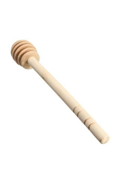 Generic Wooden Honey Spoon Beige