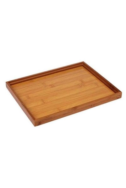 Generic Wooden Dessert Cutlery Tray Brown 22 x 28 2centimeter