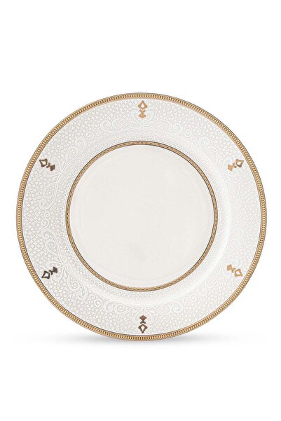 Generic Shallow ZAYA New Bone China Dinner Plate 26.7 cm – Elegant White Plat...
