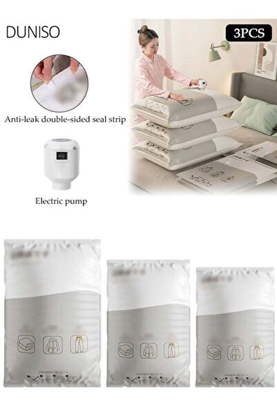 Generic 10 Pack Vacuum Storage Bags (2 Large + 4 Medium + 4Small) Compression...