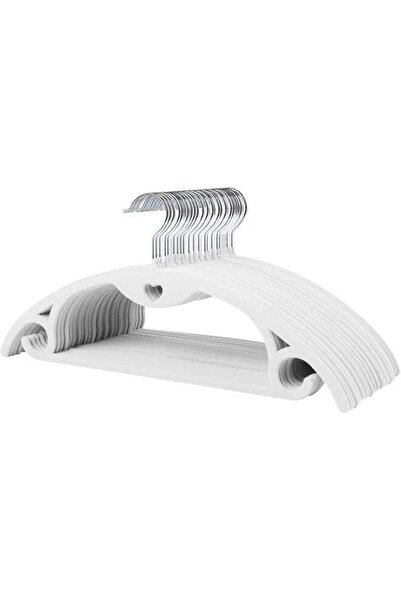 Generic Velvet Hangers With Cascade Hole, Non-Slip Rounded Clothes Hangers, S...