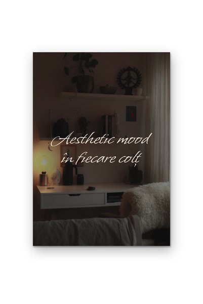 OEM Poster Carton 250g A4 Stare de spirit estetica in fiecare colt, Decor per...