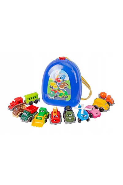 Technok Set de mașini mini pentru copii în rucsac TechnoK